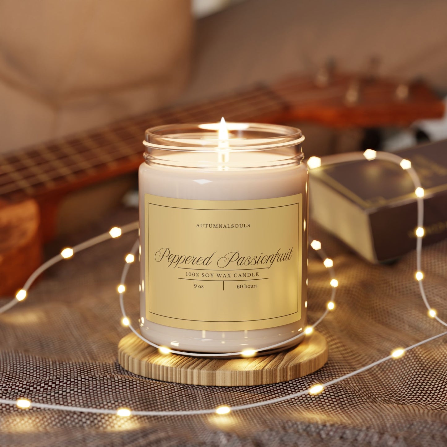 scented soy candle