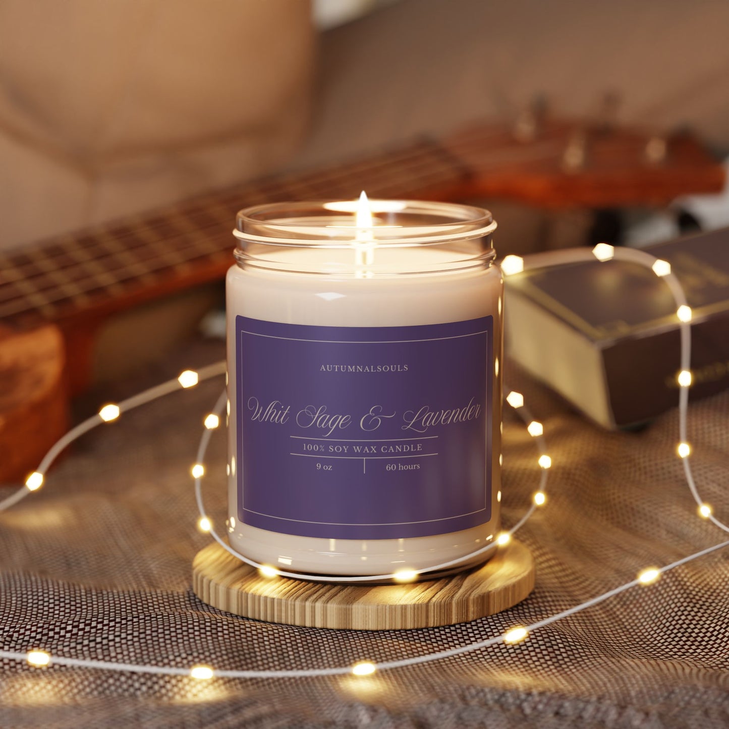 scented soy candle